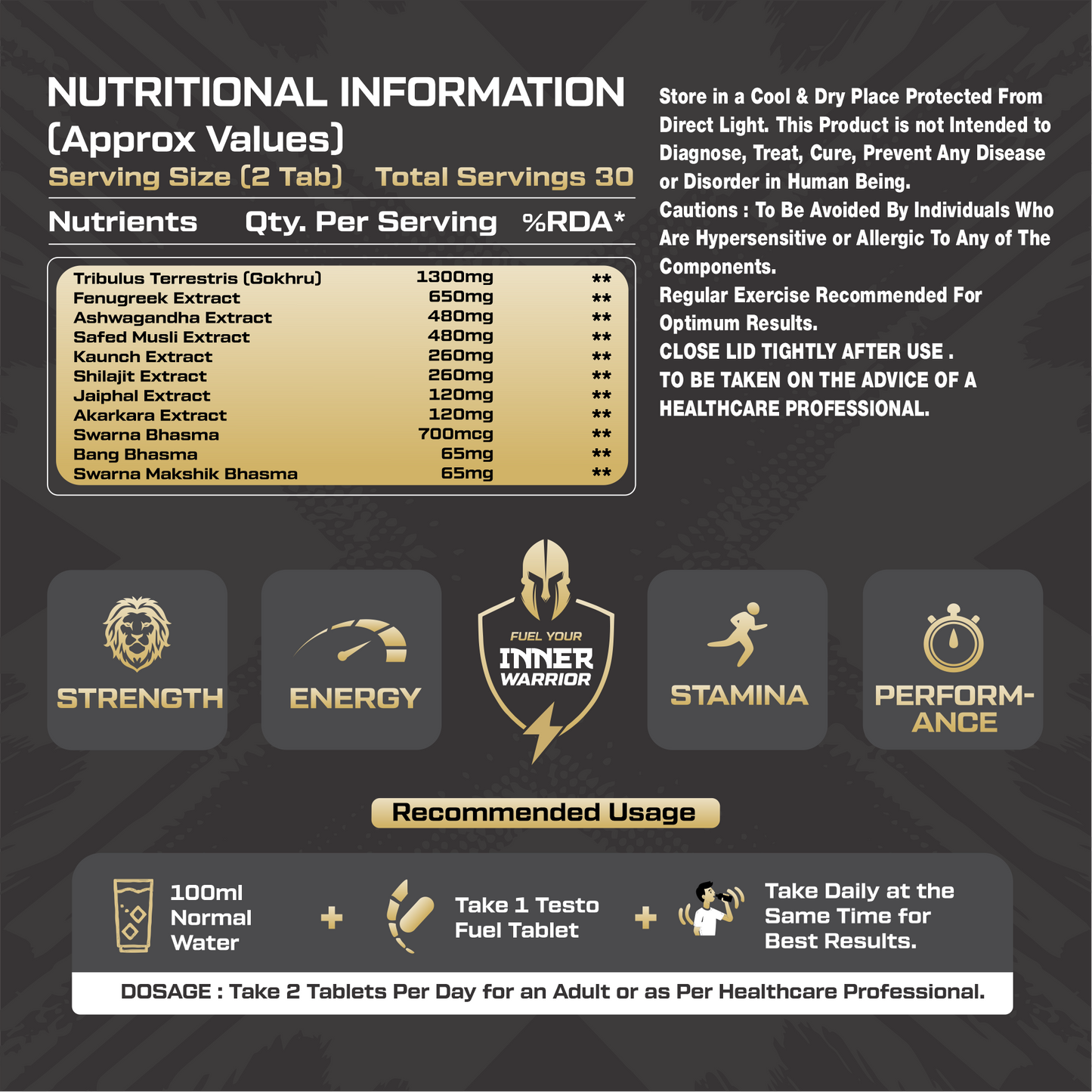 Testo Fuel (Natural Testosterone Booster)